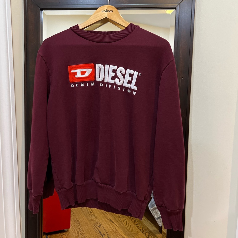 Diesel Red Velvet Sweatshirt